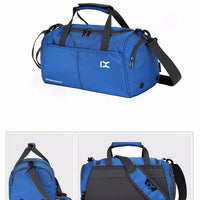 Quality Compact Gym Bag Sports Bag Travel Bag With Cross body Shoulder Strap Shoe Compartment Waterproof Unisex