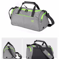 Quality Compact Gym Bag Sports Bag Travel Bag With Cross body Shoulder Strap Shoe Compartment Waterproof Unisex