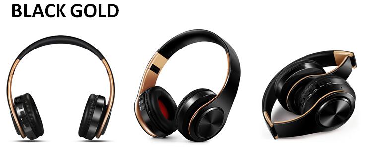 Bluetooth Headphones Wireless Headset with Microphone FM Radio MP3 Player Noise Cancelation Soft Comfortable-Bluetooth Headphones & Accessories-Fit Sports 
