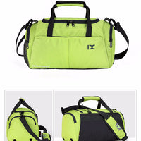 Quality Compact Gym Bag Sports Bag Travel Bag With Cross body Shoulder Strap Shoe Compartment Waterproof Unisex
