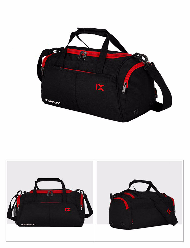 Quality Compact Gym Bag Sports Bag Travel Bag With Cross body Shoulder Strap Shoe Compartment Waterproof Unisex