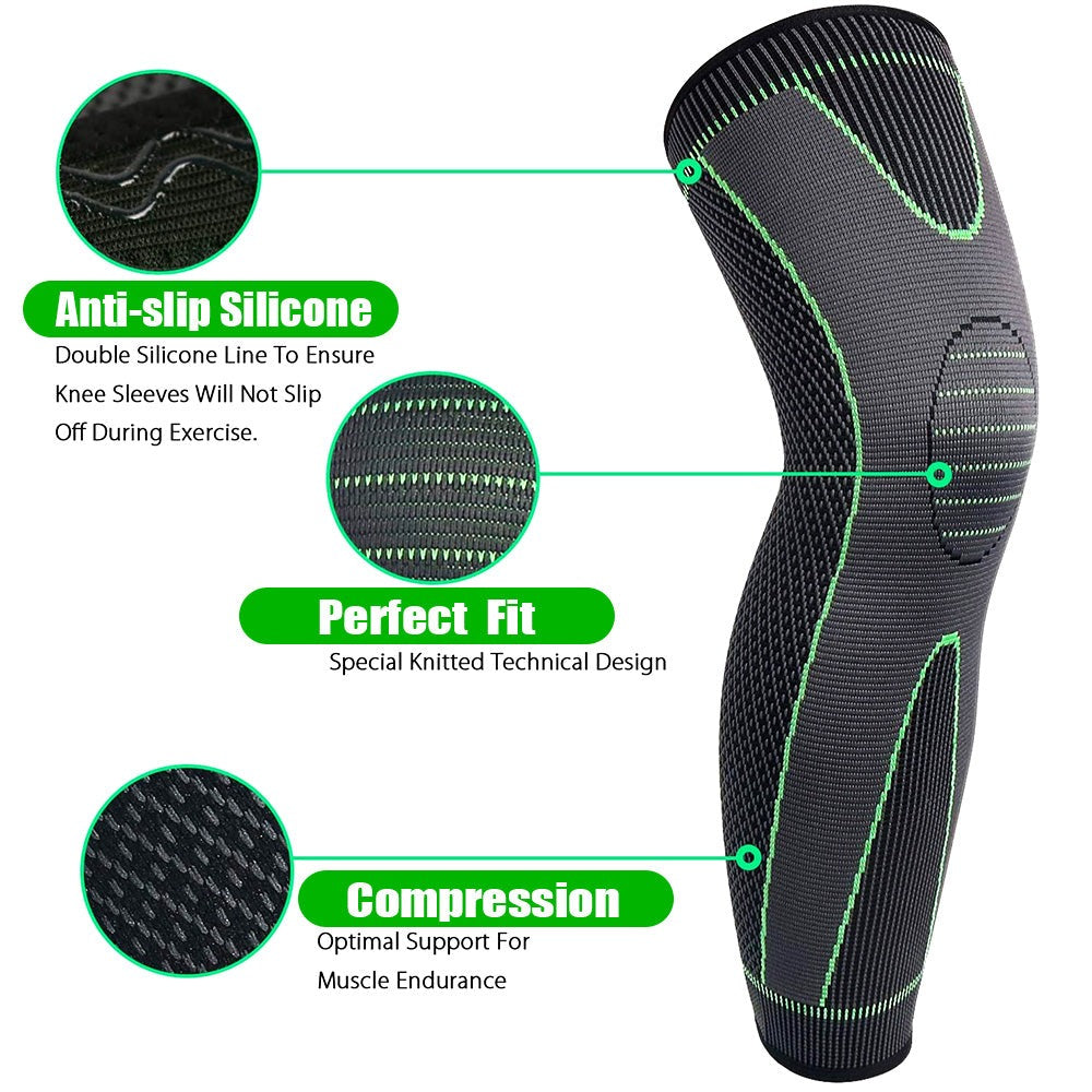 1 Pair Compression Leg Sleeves Breathable