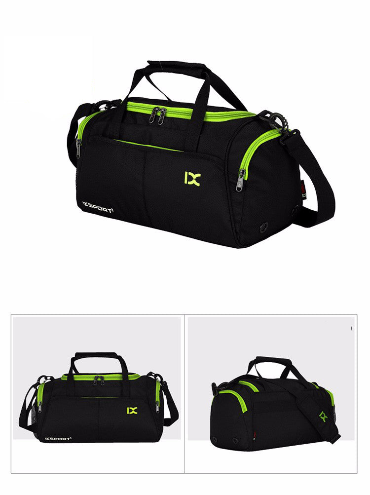 Quality Compact Gym Bag Sports Bag Travel Bag With Cross body Shoulder Strap Shoe Compartment Waterproof Unisex