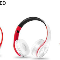 Bluetooth Headphones Wireless Headset with Microphone FM Radio MP3 Player Noise Cancelation Soft Comfortable-Bluetooth Headphones & Accessories-Fit Sports 