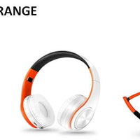 Bluetooth Headphones Wireless Headset with Microphone FM Radio MP3 Player Noise Cancelation Soft Comfortable-Bluetooth Headphones & Accessories-Fit Sports 
