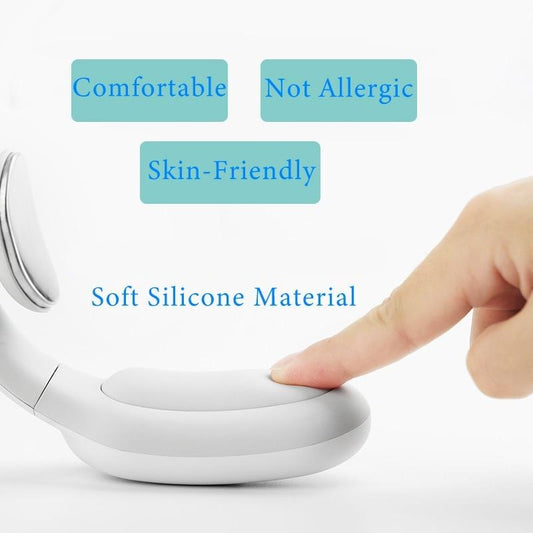 Neck Massager for Pain Relief Intelligent Neck Massage with Heat 3 Modes 15 Intensity Levels Remote Control Cordless Massager Unisex-Massage Equipment-Fit Sports 