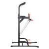 Multi-Function Power Station 4-in-1 Power Tower With Chin Up Bar Push Up Handles Leg Raises Dip Station And More Unisex-Cardio & Exercise Equipment-Fit Sports 