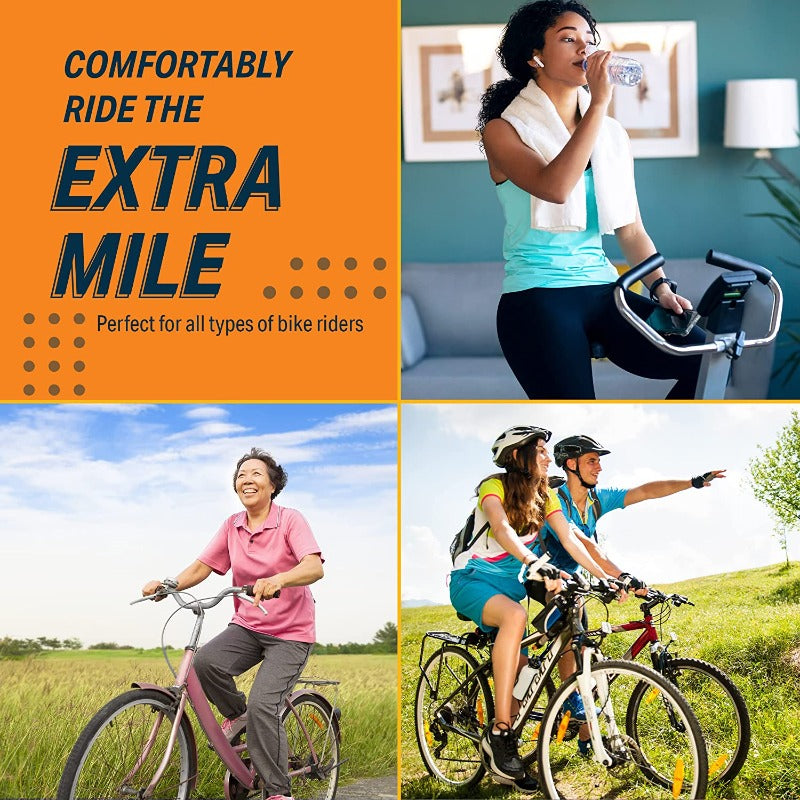 Wide Gel Bike Seat Cover Fits Spin Stationary Bikes