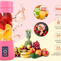 Portable Blender Cordless 6 Blade Powerful Blender 220V / 20000 RPM USB Rechargeable Great For Healthy Smoothies-Blenders & Kitchen Accessories-Fit Sports 