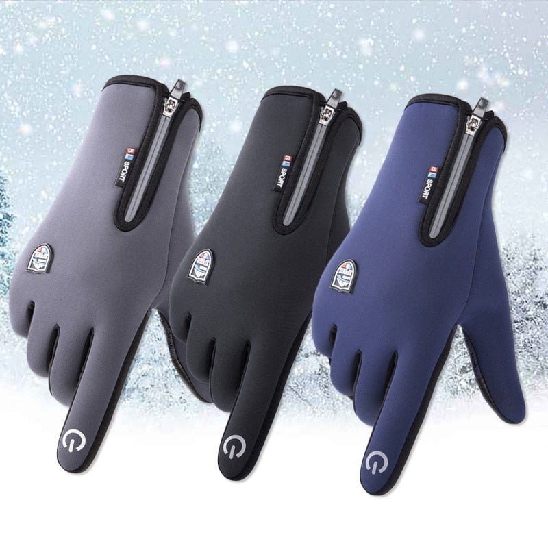 Winter Gloves Insulated Warm Comfortable Water Resistant Touchscreen Great For Driving Cycling Skiing Unisex