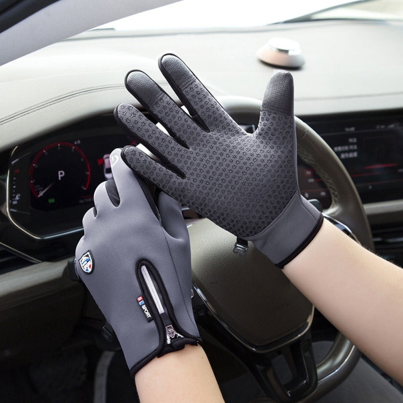 Winter Gloves Insulated Warm Comfortable Water Resistant Touchscreen Great For Driving Cycling Skiing Unisex