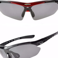 Polarized Sports Prescription Frame Sunglasses with 5 Interchangeable Lenses With UV400 Protection-Bike Accessories-Fit Sports 