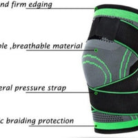Pair Knee Supports Knee Compression Sleeves Alleviate Knee Pain Joint Pain Arthritis Running Fitness Elastic Wrap Knee Brace Unisex-Body Support-Fit Sports 