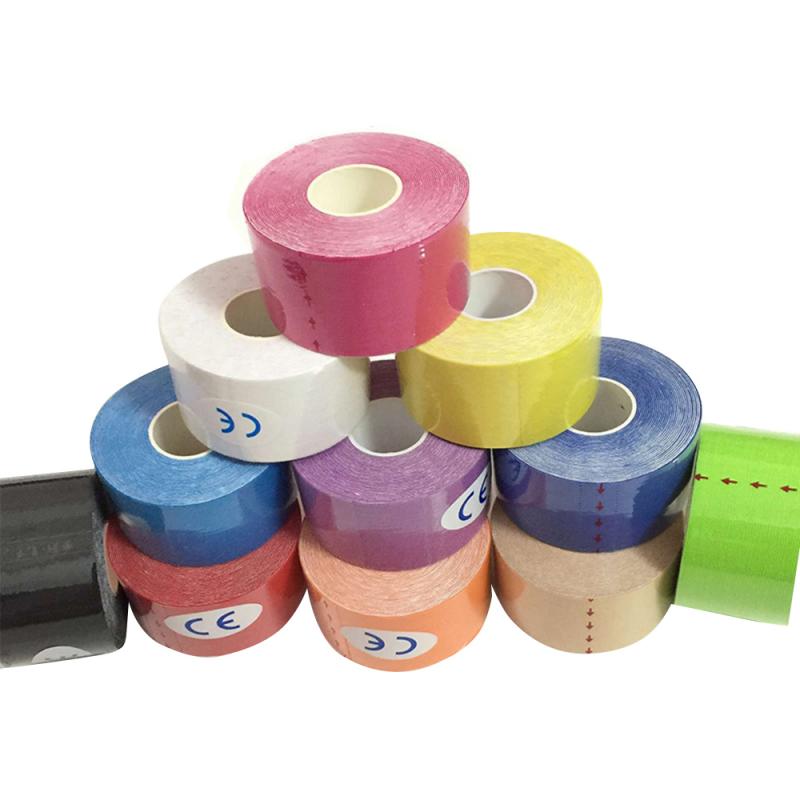 Kinesiology Tape 16 Ft Cotton Elastic Kinesiology Therapeutic Athletic Tape Sizes 1 / 1.5 / 2 / 3 / 4 inch-Fitness Accessories-Fit Sports 