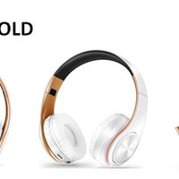 Bluetooth Headphones Wireless Headset with Microphone FM Radio MP3 Player Noise Cancelation Soft Comfortable-Bluetooth Headphones & Accessories-Fit Sports 