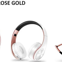Bluetooth Headphones Wireless Headset with Microphone FM Radio MP3 Player Noise Cancelation Soft Comfortable-Bluetooth Headphones & Accessories-Fit Sports 