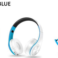 Bluetooth Headphones Wireless Headset with Microphone FM Radio MP3 Player Noise Cancelation Soft Comfortable-Bluetooth Headphones & Accessories-Fit Sports 