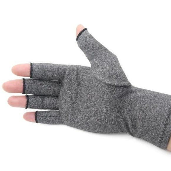 Compression Gloves Fingerless Design Breathable & Moisture Wicking Fabric Alleviate Arthritis Rheumatoid Pains Muscle Tension Unisex-Body Support-Fit Sports 