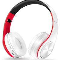 Bluetooth Headphones Wireless Headset with Microphone FM Radio MP3 Player Noise Cancelation Soft Comfortable-Bluetooth Headphones & Accessories-Fit Sports 