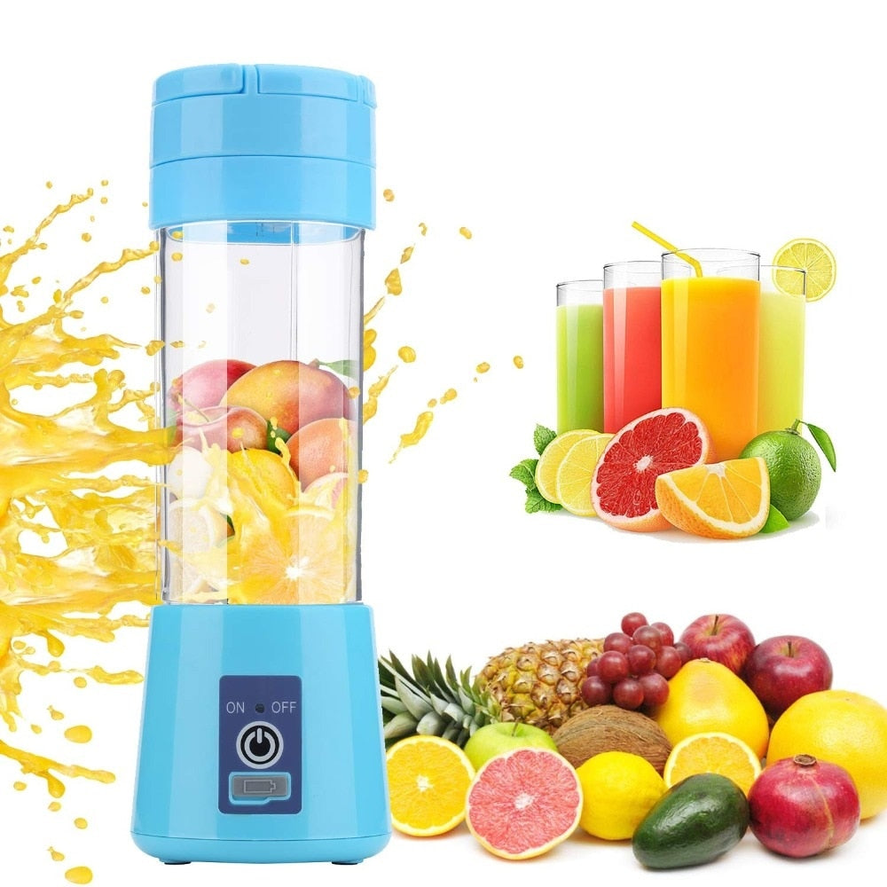 Portable Blender Cordless 6 Blade Powerful Blender 220V / 20000 RPM USB Rechargeable Great For Healthy Smoothies-Blenders & Kitchen Accessories-Fit Sports 