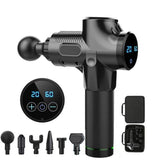 Massage Gun 30 Speeds 6 Heads Super Quiet Brushless Motor