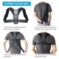 Posture Corrector Back Support Shoulder Support Reduce Shoulder Pain Clavicle Support Brace Unisex-Body Support-Fit Sports 