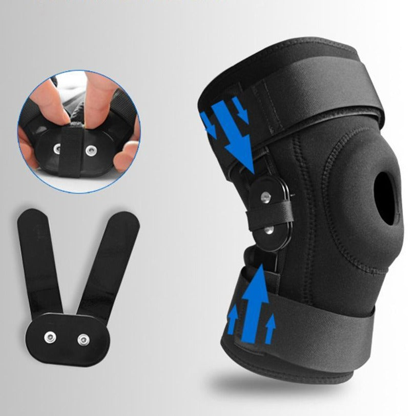 Hinged Knee Brace Maximum Support Knee Brace For ACL/PCL Injuries Patella Support Sprains Hypertension Alleviate Knee Pain Unisex-Body Support-Fit Sports 