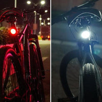 Bike Light Mini LED Bicycle Tail Light And Bike Head Light USB Chargeable Waterproof Safety Warning Cycling Light-Bike Accessories-Fit Sports 