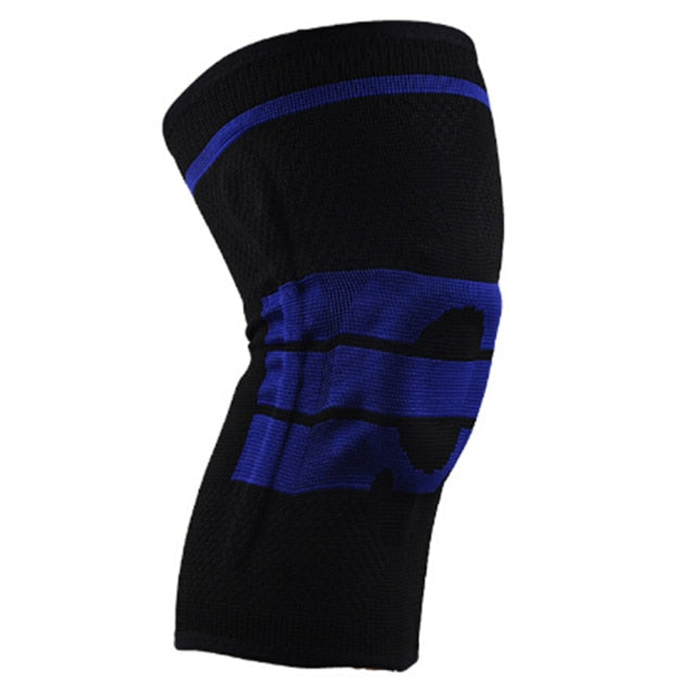 Knee Brace Compression Sleeves With Side Stabilizers and Gel Pads