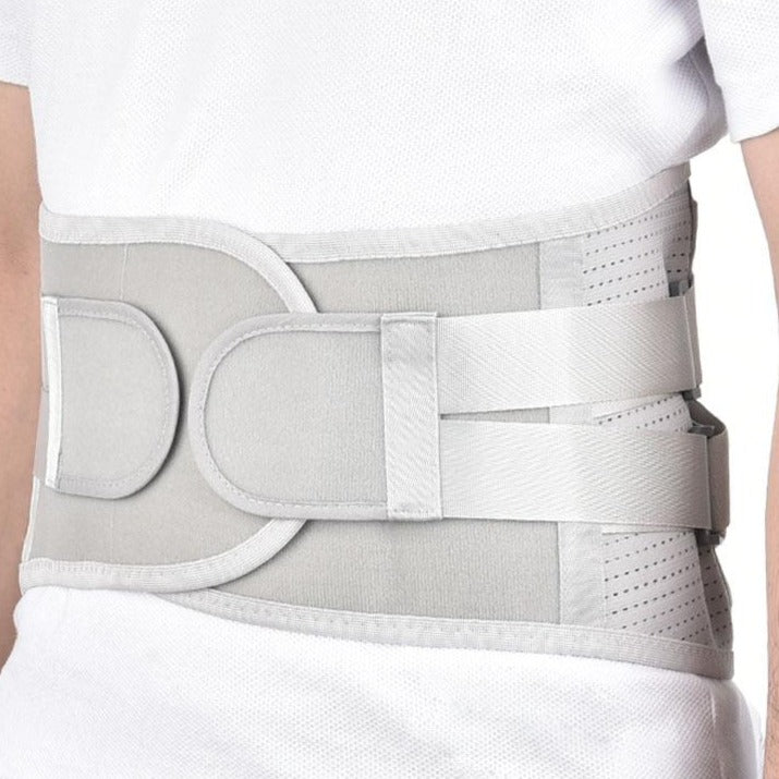 Back Support Belt With 3 Steel Stays Relief for Back Pain Herniated Disc Sciatica Scoliosis Lumbar Support Breathable Mesh Design-Body Support-Fit Sports 