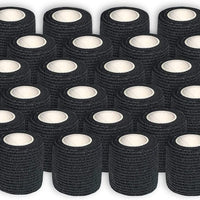 24 Pack Self Adherent Bandage Wrap 2 Inches X 5 Yards Bandage Tape First Aid Tape Self Adhesive Athletic Sports Bandage-Fitness Accessories-Fit Sports 