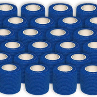 24 Pack Self Adherent Bandage Wrap 2 Inches X 5 Yards Bandage Tape First Aid Tape Self Adhesive Athletic Sports Bandage-Fitness Accessories-Fit Sports 