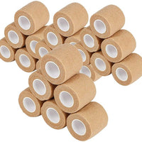 24 Pack Self Adherent Bandage Wrap 2 Inches X 5 Yards Bandage Tape First Aid Tape Self Adhesive Athletic Sports Bandage-Fitness Accessories-Fit Sports 