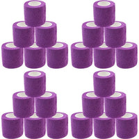 24 Pack Self Adherent Bandage Wrap 2 Inches X 5 Yards Bandage Tape First Aid Tape Self Adhesive Athletic Sports Bandage-Fitness Accessories-Fit Sports 