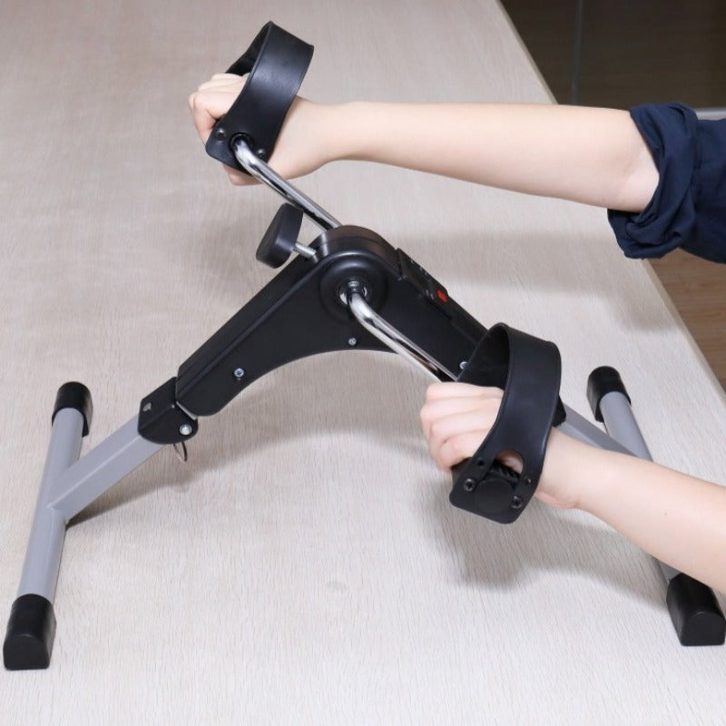 Portable Under Desk Mini Stationary Fitness Bike Indoor Exercise Pedal Bike for Arms Legs
