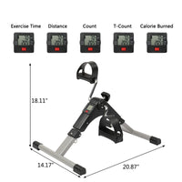 Portable Under Desk Mini Stationary Fitness Bike Indoor Exercise Pedal Bike for Arms Legs