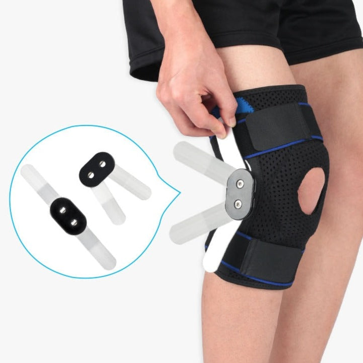 Knee Brace with Side Stabilizers for Support & Stability