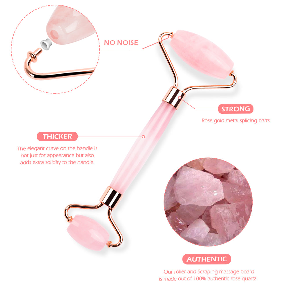 Jade Roller And Gua Sha Face Massage Roller