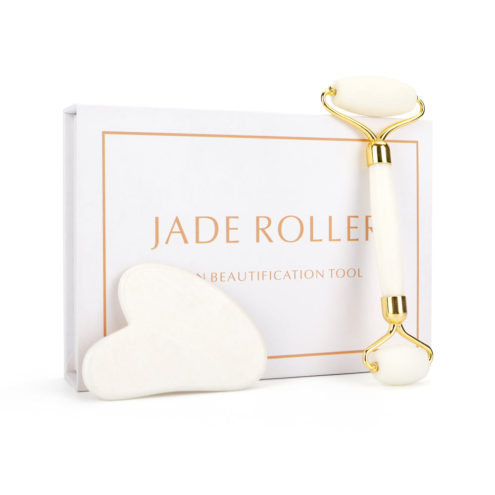 Jade Roller And Gua Sha Face Massage Roller
