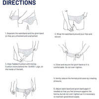 Adjustable Groin Support Belt for Left or Right Side Comfort