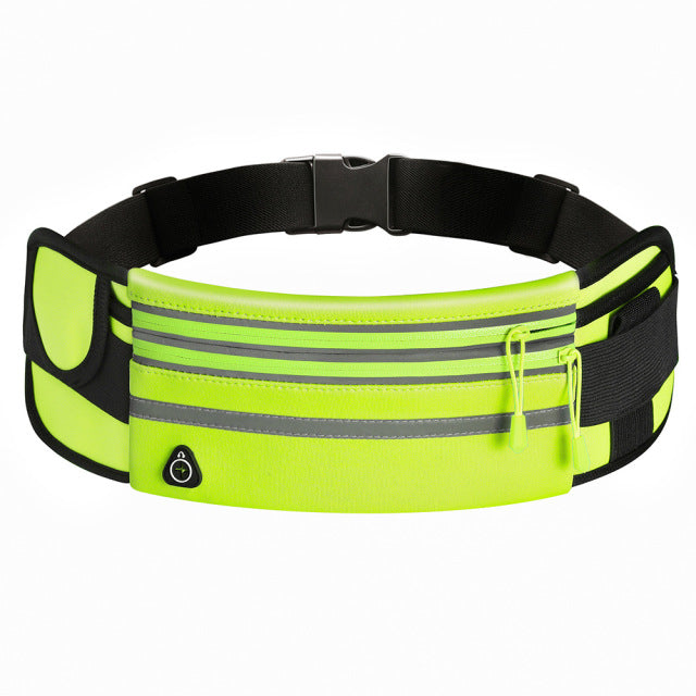 Slim Running Belt Fanny Pack Waist Pack Bag for Hiking Cycling Workouts Jogging Travelling Money Phone Holder for Running