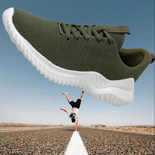 Men's Running Shoes Breathable Mesh Lace-up