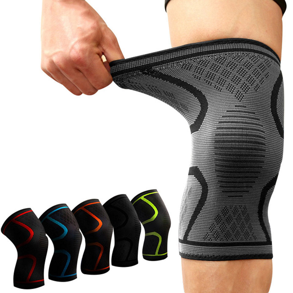 Compression Knee Sleeve Great For Knee Support Alleviate Knee Pain Arthritis Joint Pain Running Workout And More-Body Support-Fit Sports 