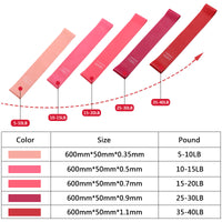Resistance Bands Perfect For Strength Mobility Training Physical Therapy Pilates And Carry Bag-Fitness Accessories-Fit Sports 