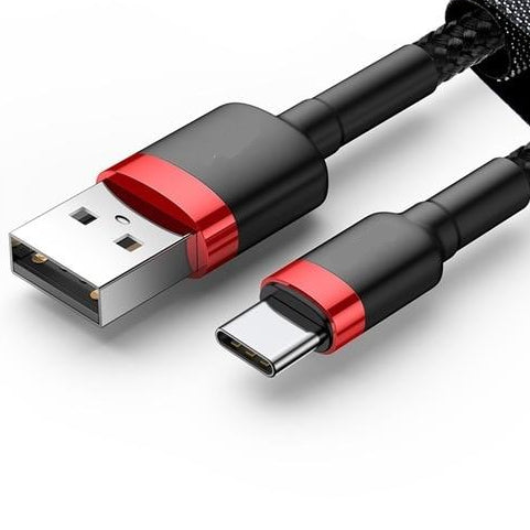 High Quality Fast Charging USB Charging Cable USB C - USB A Cable From 19"/0.5M To 78"/2M Long-Bluetooth Headphones & Accessories-Fit Sports 