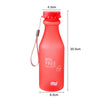 BPA Free Portable 18oz/550mL Water Bottle, Unbreakable, Leak-proof, Vibrant Colours-Fitness Accessories-Fit Sports 