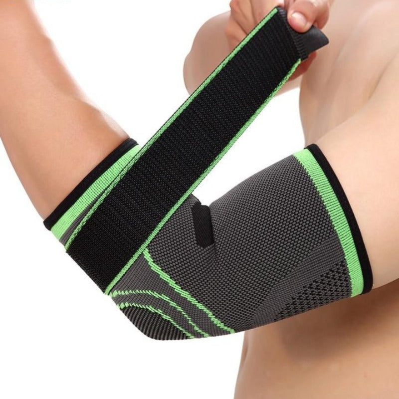 Elbow Brace Elbow Support With Strap For Tendonitis Tennis Elbow Compression Sleeves Golf Elbow Treatment Unisex-Body Support-Fit Sports 