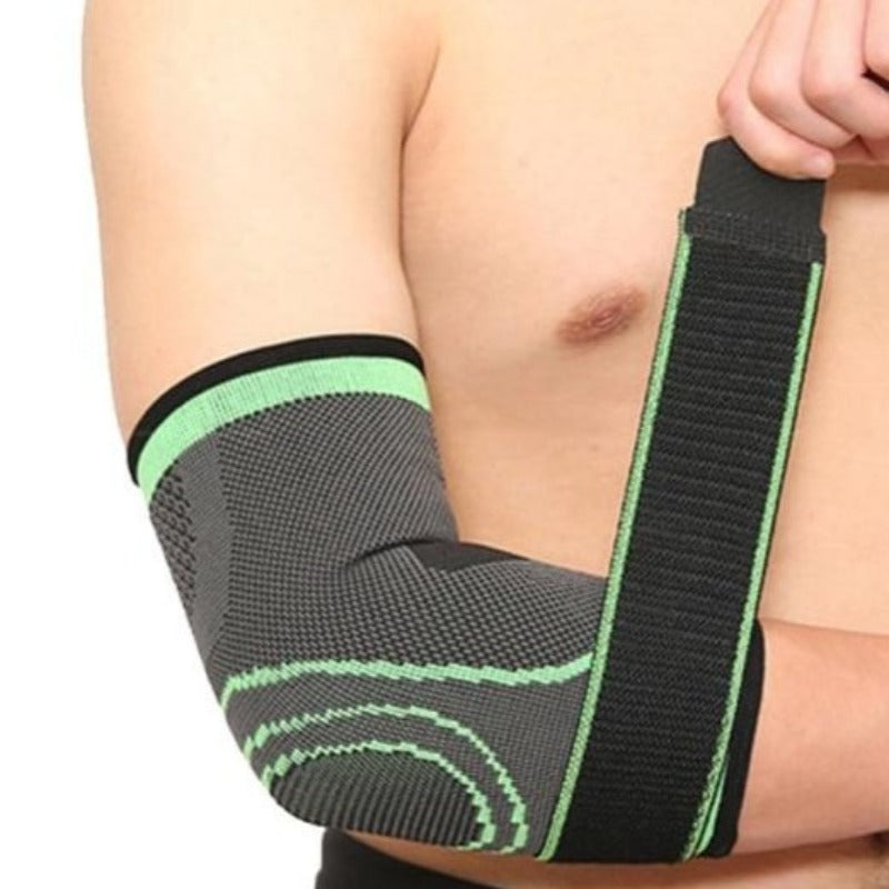 Elbow Brace Elbow Support With Strap For Tendonitis Tennis Elbow Compression Sleeves Golf Elbow Treatment Unisex-Body Support-Fit Sports 