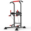 Multi-Function Power Station 4-in-1 Power Tower With Chin Up Bar Push Up Handles Leg Raises Dip Station